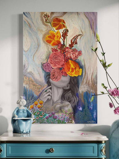 "Ethereal Awakening" Original Oil Painting